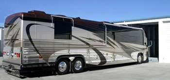 Parking a Coach in one of our units
